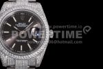 Rolex DateJust 41mm White Diamond Bezel SS TWF Best Edition Grey Dial SS Bracelet Super Clone Watch - Image 5