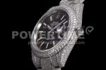 Rolex DateJust 41mm White Diamond Bezel SS TWF Best Edition Grey Dial SS Bracelet Super Clone Watch - Image 10