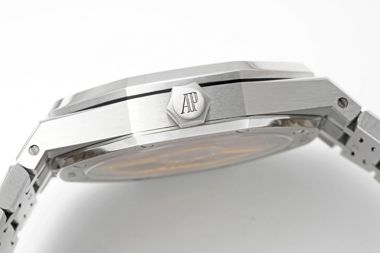 ROYAL OAK 41MM 15500 SS APSF 1:1 BEST EDITION GRAY TEXTURED DIAL ON SS BRACELET SA4302 SUPER CLONE - Image 6