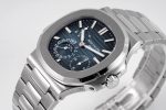 NAUTILUS 5712 SS PPF 1:1 BEST EDITION BLUE DIAL ON SS BRACELET A240 SUPER CLONE V2 - Image 3