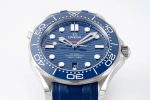 SEAMASTER DIVER 300M ZF 1:1 BEST EDITION BLUE CERAMIC BLUE DIAL ON BLUE RUBBER STRAP A8800 - Image 5