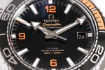 PLANET OCEAN 43.5MM SS VSF 1:1 BEST EDITION BLACK/ORANGE BEZEL BLACK DIAL ON SS BRACELET A8900 (BLACK BALANCE WHEEL) - Image 7