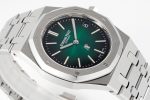 ROYAL OAK 39MM 16202 "50TH ANNIVERSARY" SS ZF 1:1 BEST EDITION GREEN TEXTURED DIAL ON SS BRACELET A7121 - Image 4