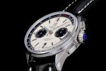 PREMIER B01 CHRONO SS 42MM GF 1:1 BEST EDITION WHITE/BLACK DIAL ON BLACK LEATHER STRAP A7750 - Image 6