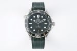 SEAMASTER DIVER 300M ZF 1:1 BEST EDITION GREEN CERAMIC GREEN DIAL ON GREEN RUBBER STRAP A8800