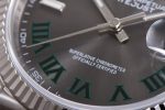 DATEJUST 36 SS 116234 VSF 1:1 BEST EDITION 904L STEEL GRAY GREEN ROMAN DIAL ON JUBILEE BRACELET VS3235 - Image 13