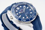 SEAMASTER DIVER 300M ZF 1:1 BEST EDITION BLUE CERAMIC BLUE DIAL ON BLUE RUBBER STRAP A8800 - Image 7