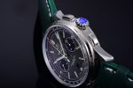 PREMIER B01 CHRONO SS 42MM GF 1:1 BEST EDITION GREEN DIAL ON GREEN LEATHER STRAP A7750 - Image 16