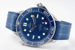 SEAMASTER DIVER 300M ZF 1:1 BEST EDITION BLUE CERAMIC BLUE DIAL ON BLUE RUBBER STRAP A8800 - Image 8
