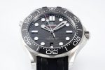 SEAMASTER DIVER 300M ZF 1:1 BEST EDITION BLACK CERAMIC BLACK DIAL ON BLACK RUBBER STRAP A8800 - Image 3