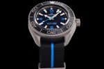 SEAMASTER 6000M ULTRA DEEP SS SBF 1:1 BEST EDITION BLACK DIAL ON BLACK NYLON STRAP A8912 SUPER CLONE - Image 11