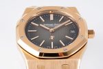 ROYAL OAK 39MM 16202 "50TH ANNIVERSARY" RG ZF 1:1 BEST EDITION GRAY TEXTURED DIAL ON RG BRACELET A7121 - Image 6