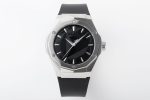 CLASSIC FUSION ORLINSKI SS APSF 1:1 BEST EDTION BLACK FACETED DIAL ON BLACK RUBBER STRAP A2892