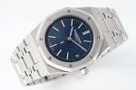 ROYAL OAK 39MM 16202 "50TH ANNIVERSARY" SS ZF 1:1 BEST EDITION BLUE TEXTURED DIAL ON SS BRACELET A7121 - Image 4