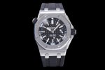 ROYAL OAK OFFSHORE DIVER 15710 JF 1:1 BEST EDITION BLACK DIAL ON BLACK RUBBER STRAP A3120 V10
