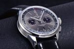 PREMIER B01 CHRONO SS 42MM GF 1:1 BEST EDITION GRAY/BLACK DIAL ON BLACK LEATHER STRAP A7750 - Image 14