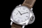 PAM1394 LUMINOR MARINA 42MM VSF BEST EDITION WHITE DIAL ON BROWN ASSO STRAP P.9010 CLONE - Image 3