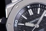 ROYAL OAK OFFSHORE DIVER 15710 JF 1:1 BEST EDITION BLACK DIAL ON BLACK RUBBER STRAP A3120 V10 - Image 11