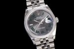 DATEJUST 36 SS 116234 VSF 1:1 BEST EDITION 904L STEEL GRAY GREEN ROMAN DIAL ON JUBILEE BRACELET VS3235 - Image 2