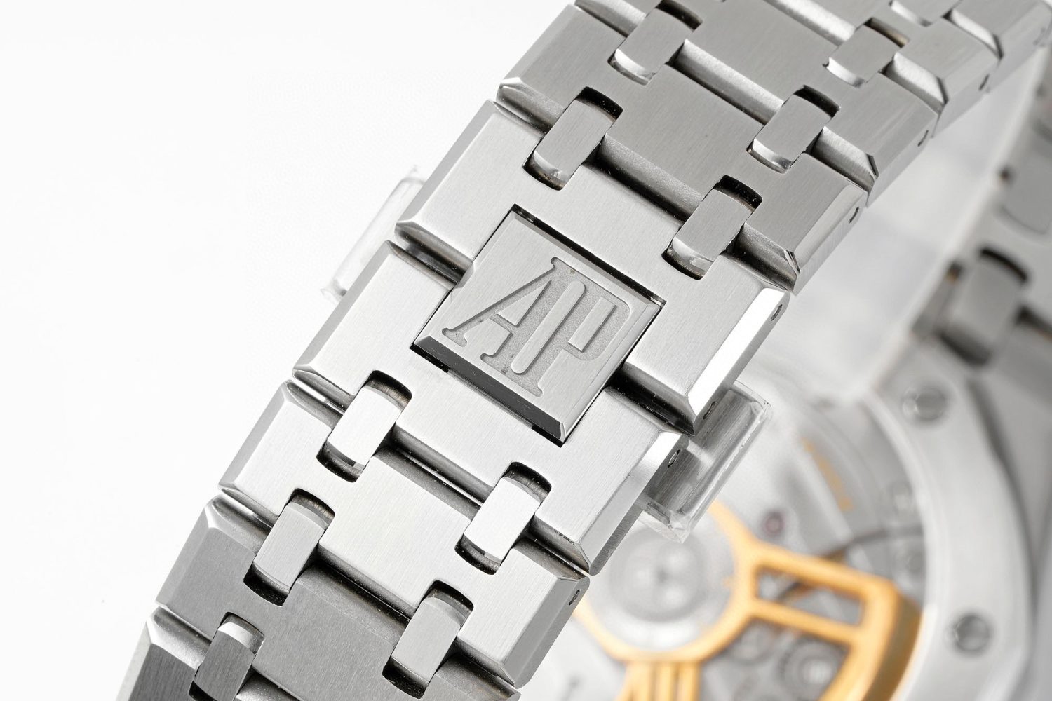 ROYAL OAK 41MM 15500 SS APSF 1:1 BEST EDITION GRAY TEXTURED DIAL ON SS BRACELET SA4302 SUPER CLONE - Image 5