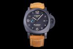 PAM1441 U VSF 1:1 BEST EDITION BLACK DIAL ON BROWN ASSO STRAP P.9011 SUPER CLONE