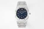ROYAL OAK 39MM 16202 "50TH ANNIVERSARY" SS ZF 1:1 BEST EDITION BLUE TEXTURED DIAL ON SS BRACELET A7121