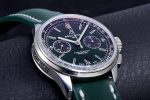PREMIER B01 CHRONO SS 42MM GF 1:1 BEST EDITION GREEN DIAL ON GREEN LEATHER STRAP A7750 - Image 15