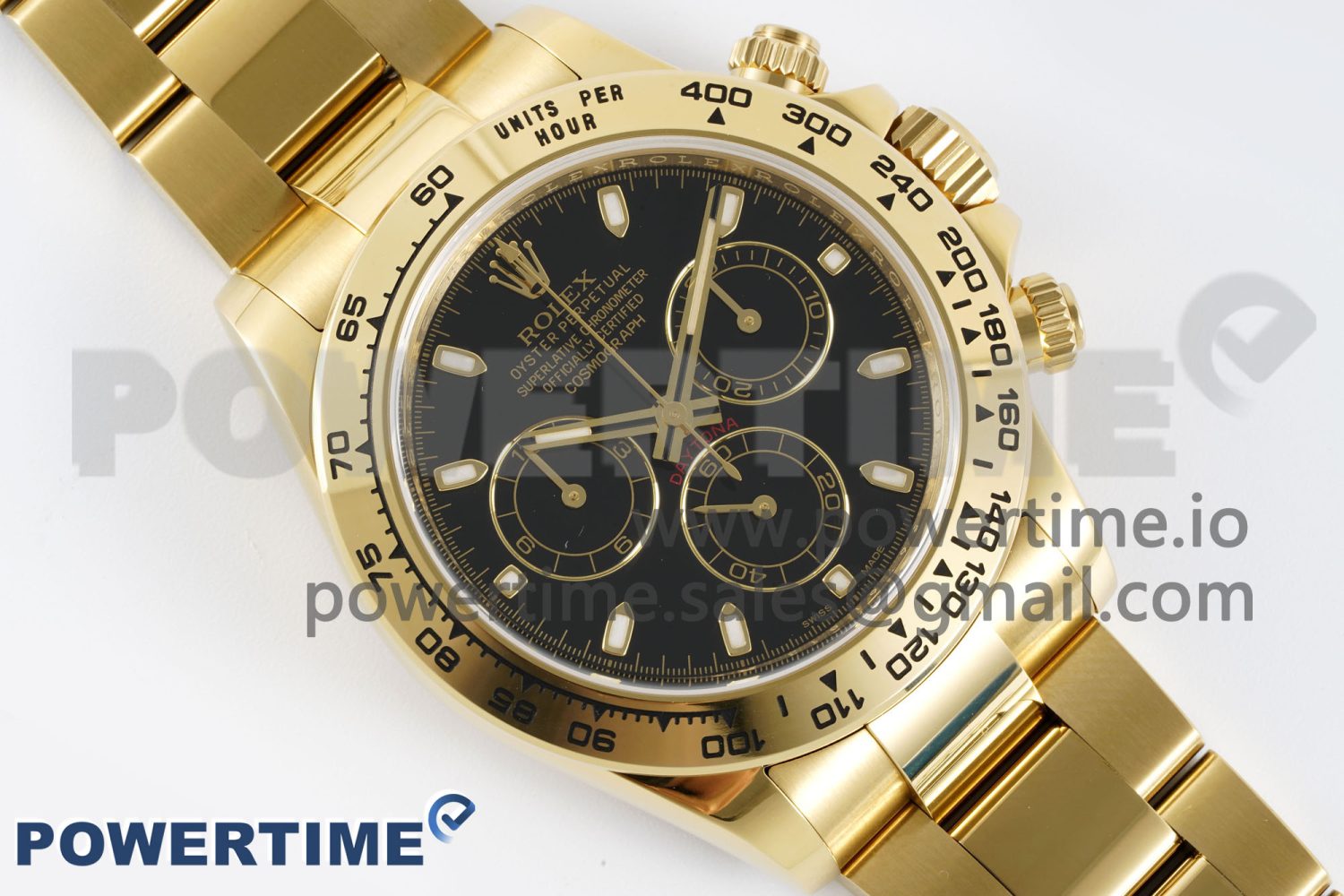 Daytona 116508 Clean Factory Best Edition 904L Steel Black Dial on YG Bracelet SA4130 Super Clone - Image 3