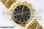 Daytona 116508 Clean Factory Best Edition 904L Steel Black Dial on YG Bracelet SA4130 Super Clone - Image 3