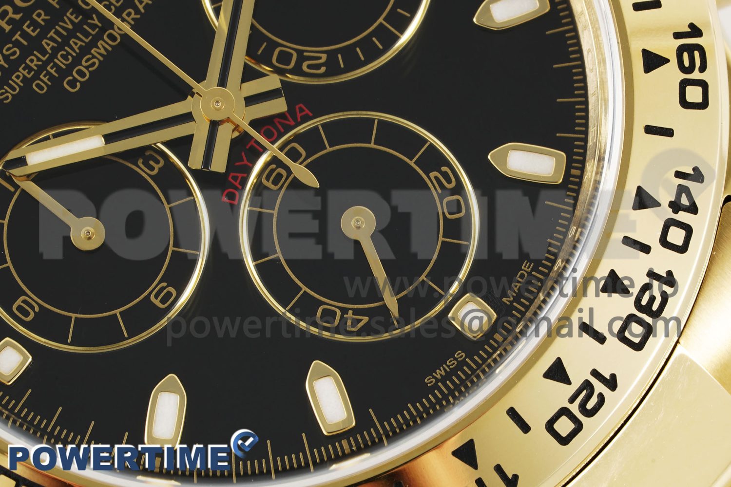 Daytona 116508 Clean Factory Best Edition 904L Steel Black Dial on YG Bracelet SA4130 Super Clone - Image 5