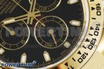 Daytona 116508 Clean Factory Best Edition 904L Steel Black Dial on YG Bracelet SA4130 Super Clone - Image 5
