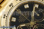Daytona 116508 Clean 1:1 Best Edition Black Diamonds Dial on YG Bracelet SA4130 Super Clone - Image 4