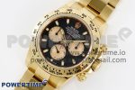 Daytona 116508 Clean Factory Best Edition 904L Steel Black/YG Dial on YG Bracelet SA4130 Super Clone - Image 2