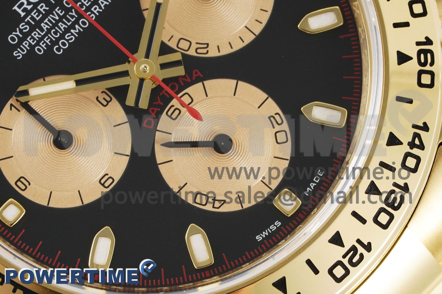 Daytona 116508 Clean Factory Best Edition 904L Steel Black/YG Dial on YG Bracelet SA4130 Super Clone - Image 5