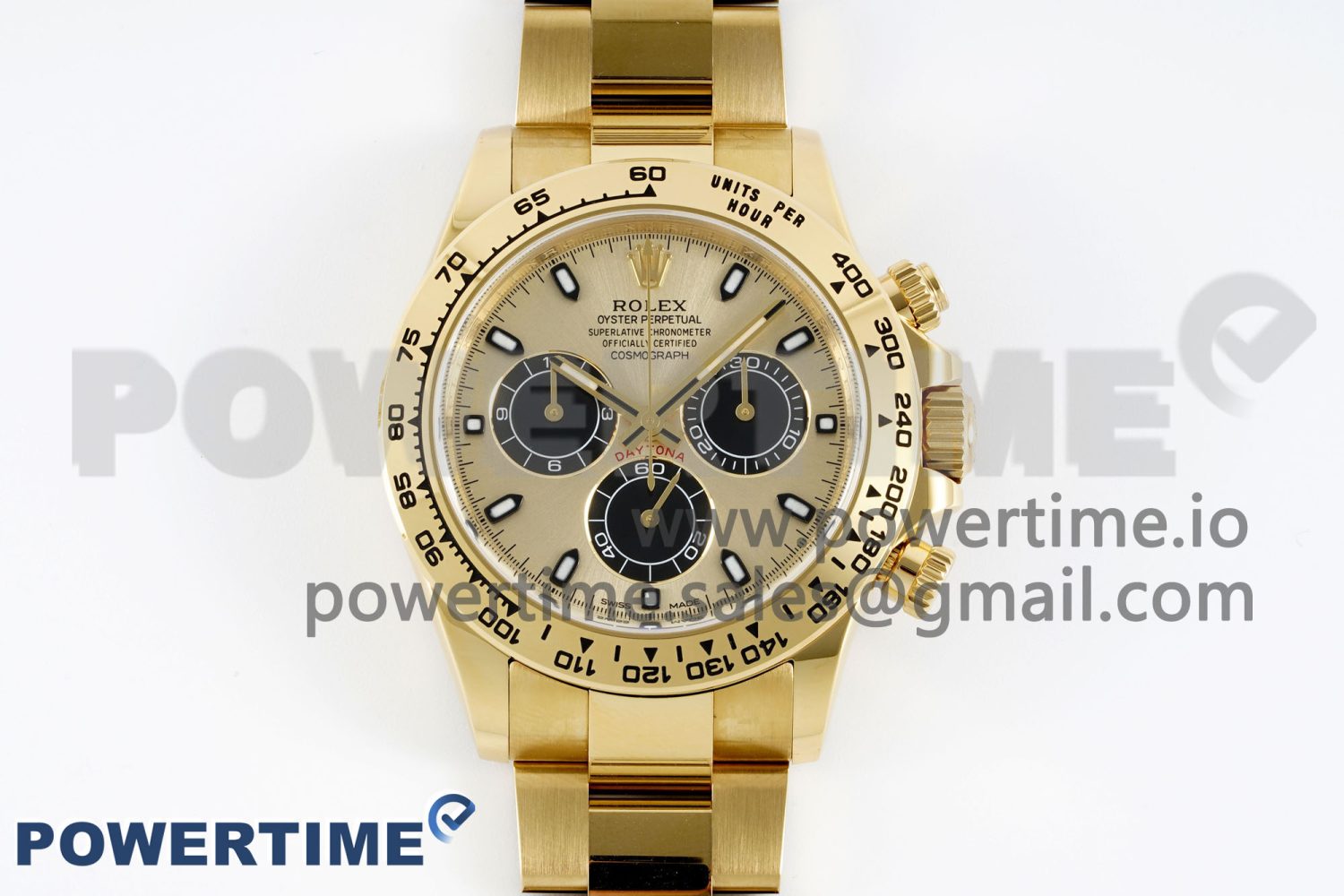 Daytona 116508 Clean Factory Best Edition 904L Steel YG/Black Dial on YG Bracelet SA4130 Super Clone - Image 1