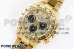 Daytona 116508 Clean Factory Best Edition 904L Steel YG/Black Dial on YG Bracelet SA4130 Super Clone - Image 2