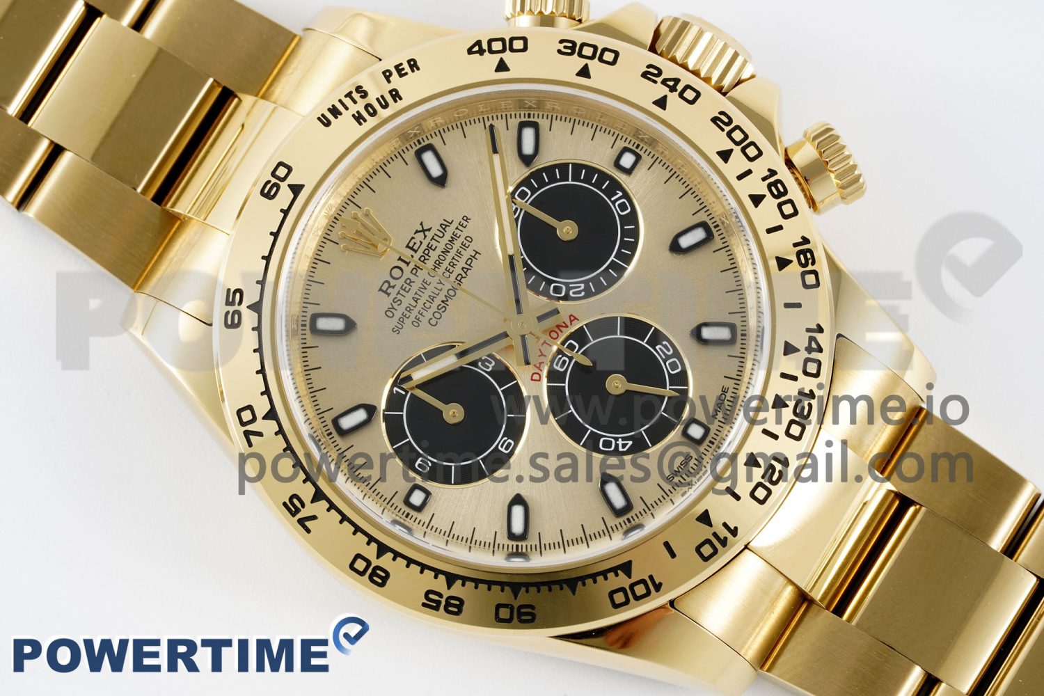 Daytona 116508 Clean Factory Best Edition 904L Steel YG/Black Dial on YG Bracelet SA4130 Super Clone - Image 3