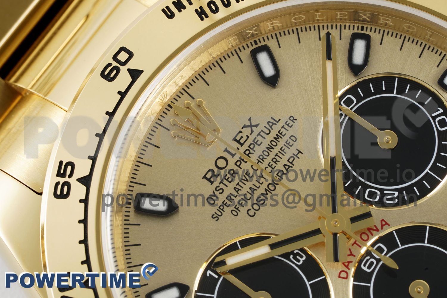 Daytona 116508 Clean Factory Best Edition 904L Steel YG/Black Dial on YG Bracelet SA4130 Super Clone - Image 4
