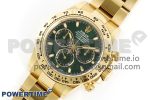 Daytona 116508 Clean Factory Best Edition 904L Steel Green Dial on YG Bracelet SA4130 Super Clone - Image 2