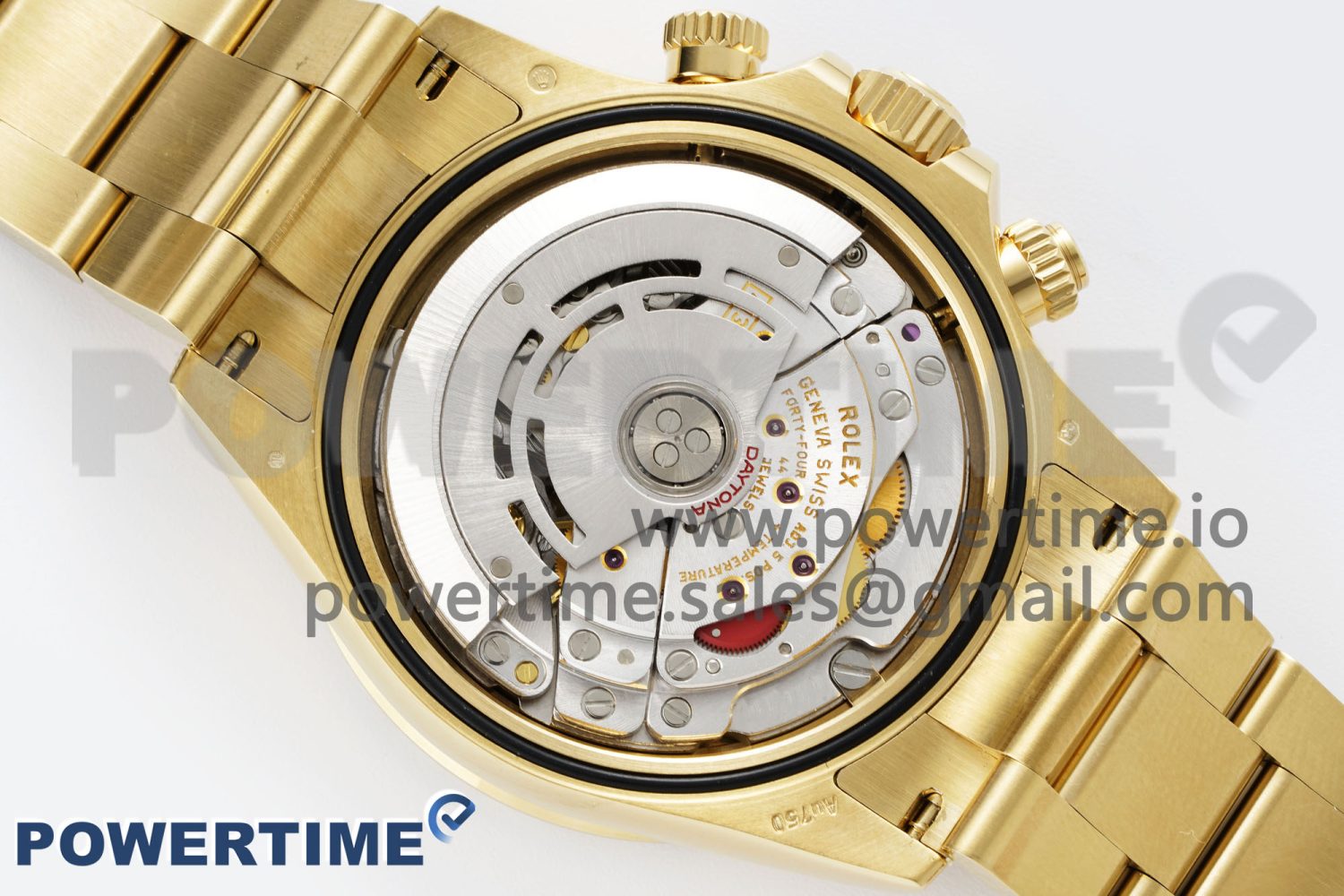 Daytona 116508 Clean Factory Best Edition 904L Steel Black/YG Dial on YG Bracelet SA4130 Super Clone - Image 7