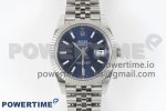 DateJust 41 126334 904L SS Clean 1:1 Best Edition Fluted Bezel  Blue Dial on Jubilee Bracelet VR3235