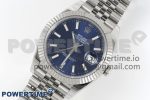 DateJust 41 126334 904L SS Clean 1:1 Best Edition Fluted Bezel  Blue Dial on Jubilee Bracelet VR3235 - Image 2