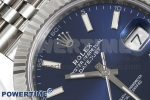 DateJust 41 126334 904L SS Clean 1:1 Best Edition Fluted Bezel  Blue Dial on Jubilee Bracelet VR3235 - Image 4