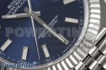 DateJust 41 126334 904L SS Clean 1:1 Best Edition Fluted Bezel  Blue Dial on Jubilee Bracelet VR3235 - Image 5