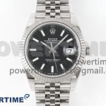 DateJust 126334 904L SS Clean Plus Factory Best Edition Black Dial on Jubilee Bracelet DD3235