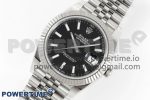 DateJust 126334 904L SS Clean Factory Best Edition Black Dial on Jubilee Bracelet VR3235 - Image 2