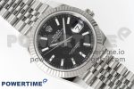 DateJust 126334 904L SS Clean Factory Best Edition Black Dial on Jubilee Bracelet VR3235 - Image 3