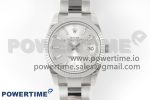 DateJust 126334 904L SS Clean Factory Best Edition Fluted Bezel Silver Dial on Oyster Bracelet VS3235