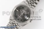 DateJust 126234 904L SS Clean Factory Best Edition Gray Dial on Green Roman Jubilee Bracelet VR3235 Super Clone - Image 2