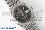 DateJust 126234 904L SS Clean Factory Best Edition Gray Dial on Green Roman Jubilee Bracelet VR3235 Super Clone - Image 3